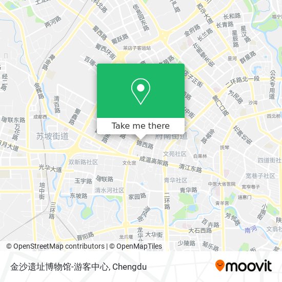 金沙遗址博物馆-游客中心 map