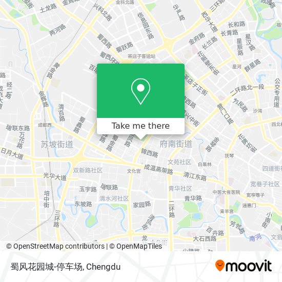 蜀风花园城-停车场 map