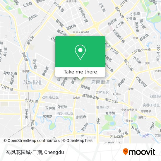 蜀风花园城-二期 map