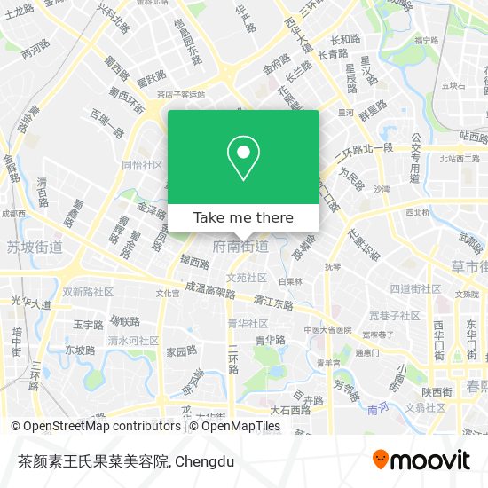 茶颜素王氏果菜美容院 map