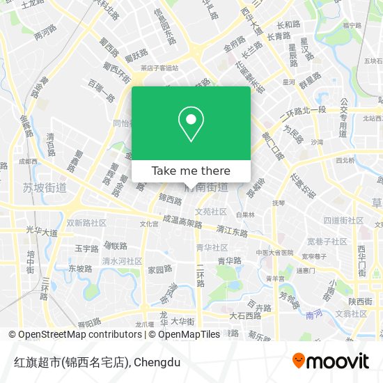 红旗超市(锦西名宅店) map