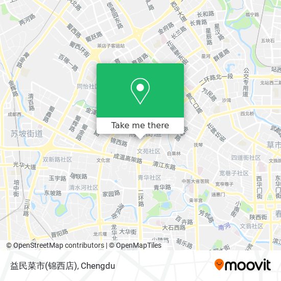 益民菜市(锦西店) map