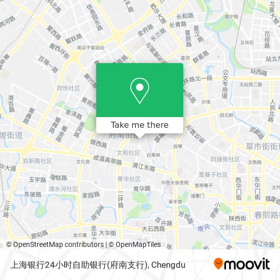上海银行24小时自助银行(府南支行) map