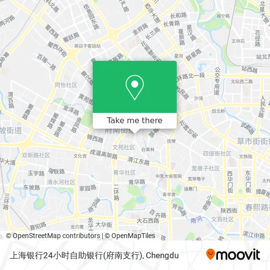上海银行24小时自助银行(府南支行) map
