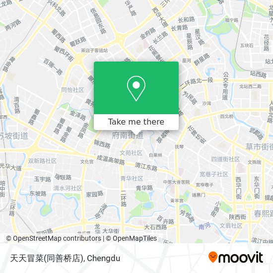天天冒菜(同善桥店) map