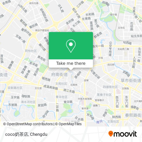 coco奶茶店 map