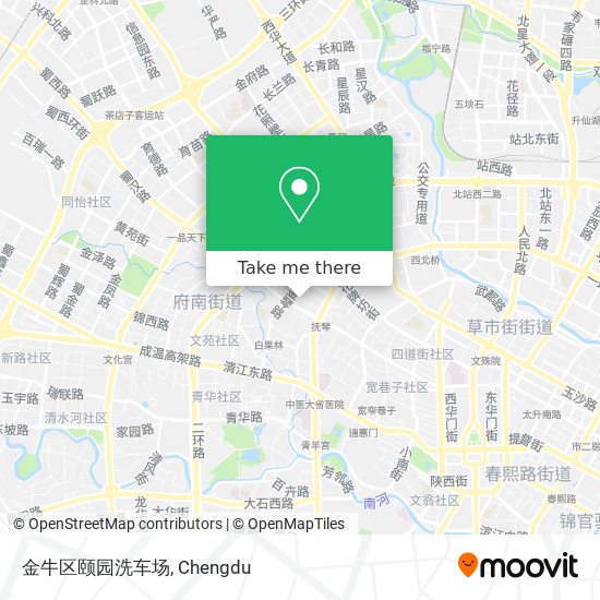 金牛区颐园洗车场 map