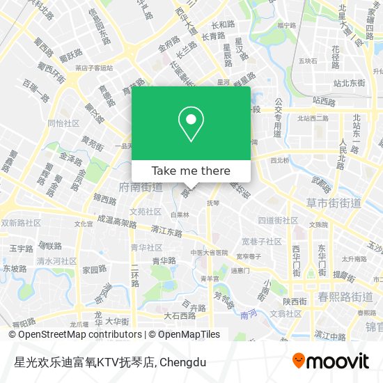 星光欢乐迪富氧KTV抚琴店 map