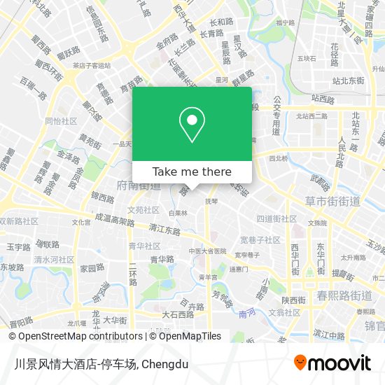 川景风情大酒店-停车场 map