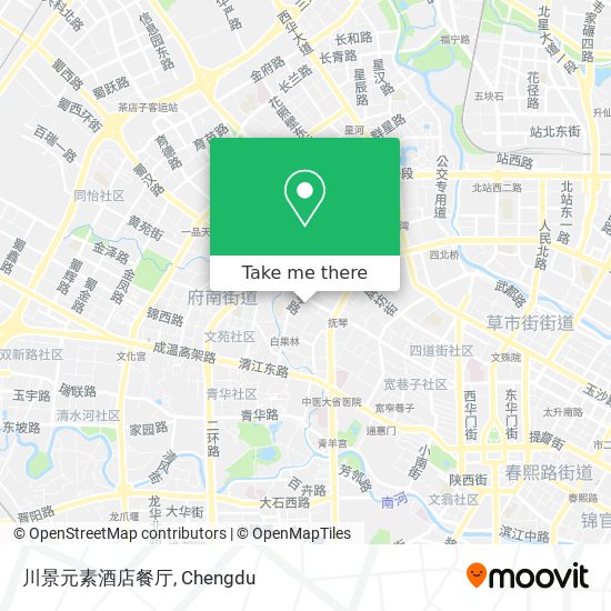 川景元素酒店餐厅 map