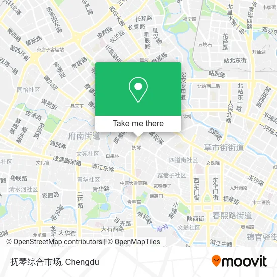抚琴综合市场 map