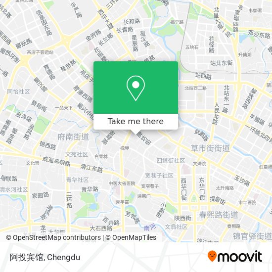 阿投宾馆 map