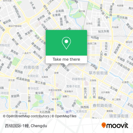 西锦国际-1幢 map