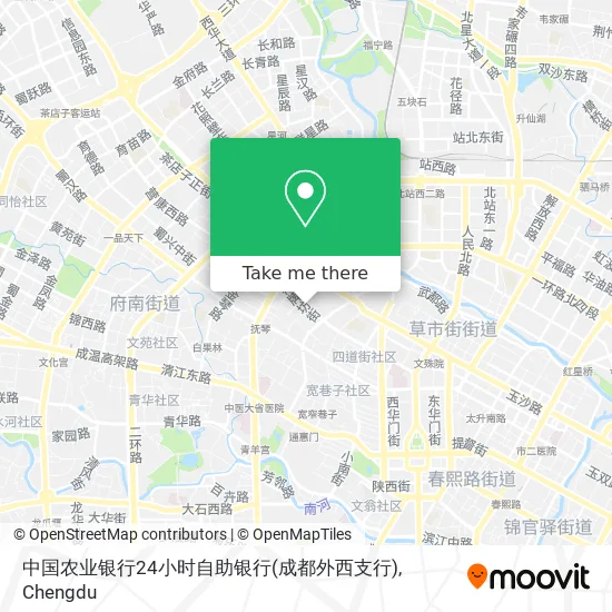 中国农业银行24小时自助银行(成都外西支行) map