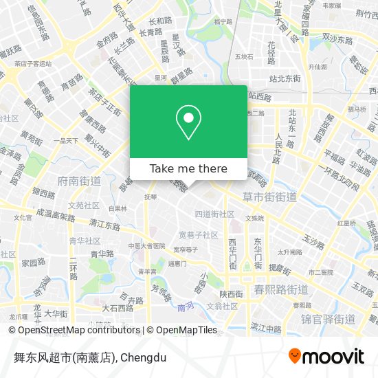 舞东风超市(南薰店) map