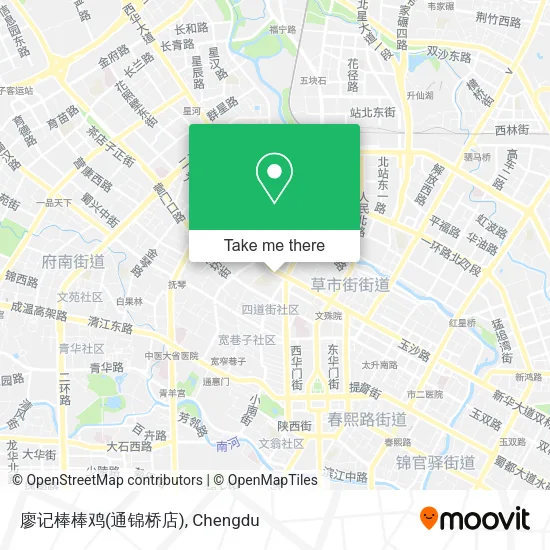 廖记棒棒鸡(通锦桥店) map