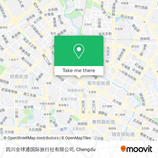 四川全球通国际旅行社有限公司 map