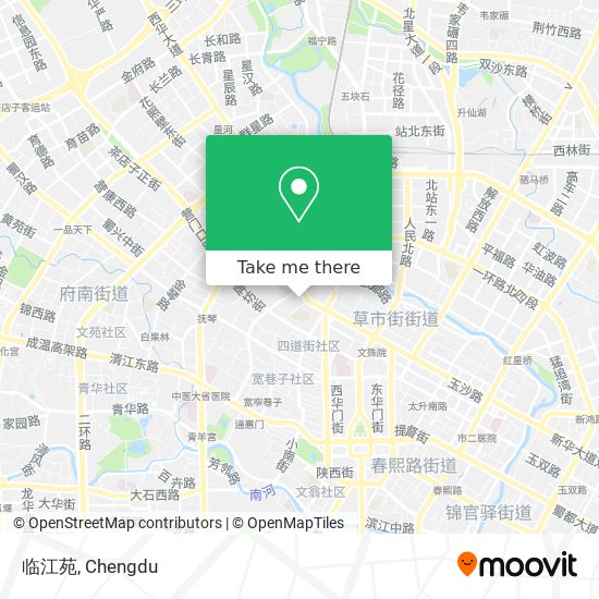 临江苑 map