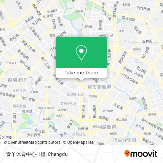 青羊体育中心-1幢 map