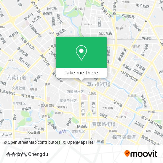 香香食品 map