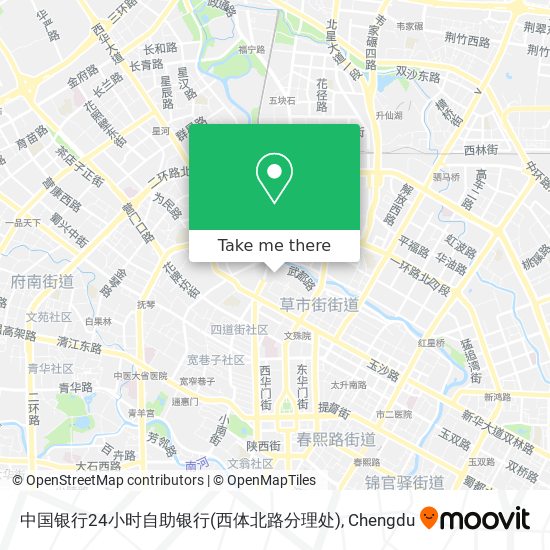 中国银行24小时自助银行(西体北路分理处) map