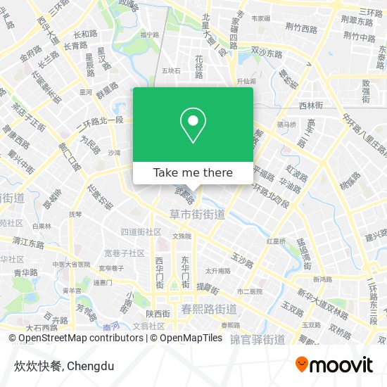 炊炊快餐 map