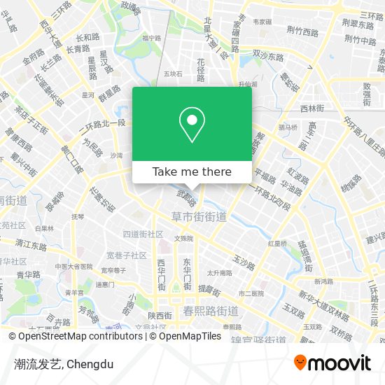 潮流发艺 map