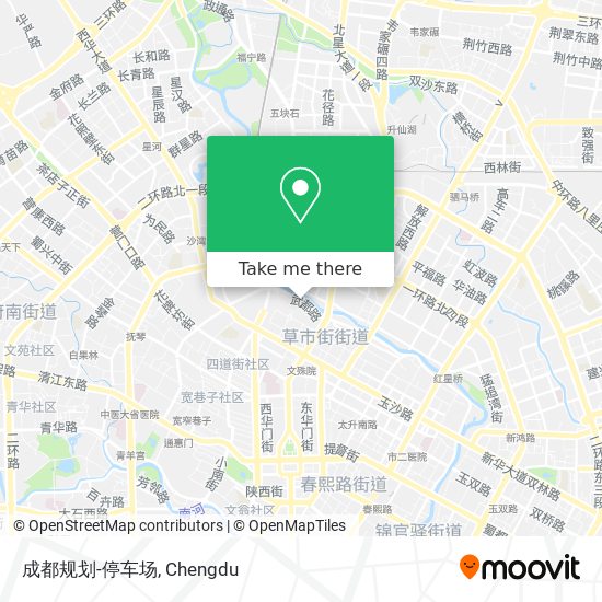成都规划-停车场 map