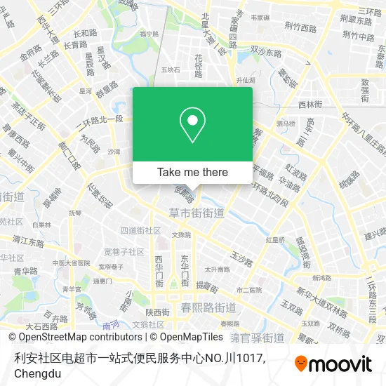 利安社区电超市一站式便民服务中心NO.川1017 map