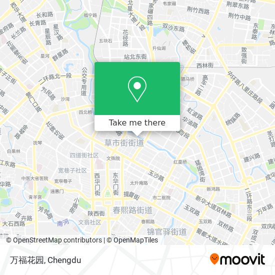 万福花园 map