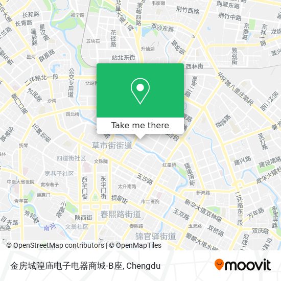 金房城隍庙电子电器商城-B座 map