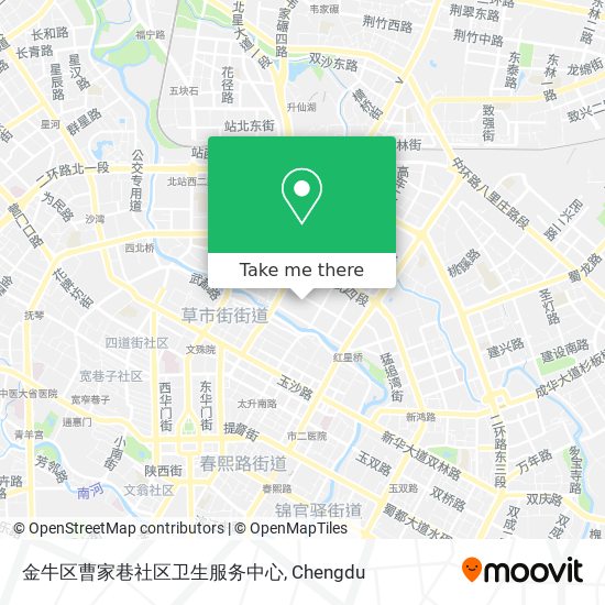 金牛区曹家巷社区卫生服务中心 map