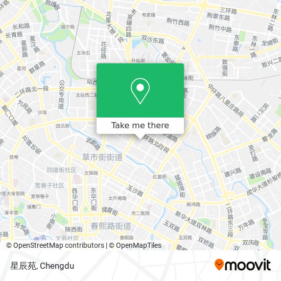 星辰苑 map