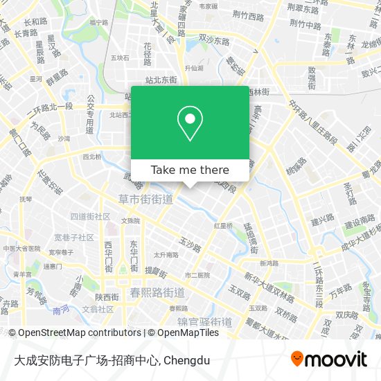 大成安防电子广场-招商中心 map