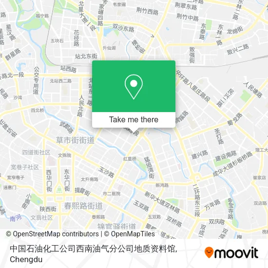中国石油化工公司西南油气分公司地质资料馆 map