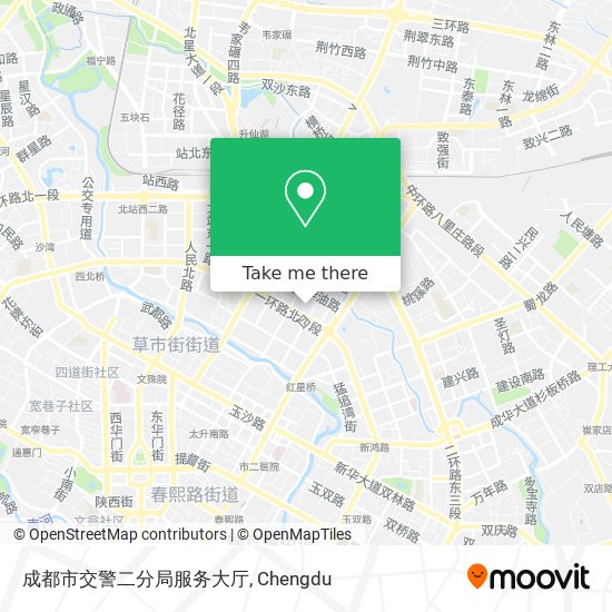 成都市交警二分局服务大厅 map