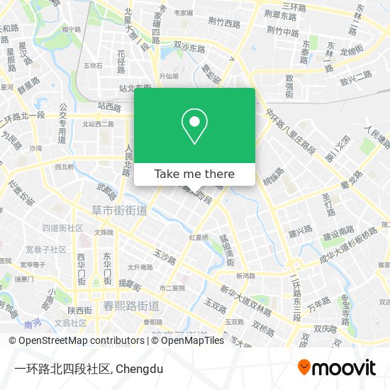 一环路北四段社区 map