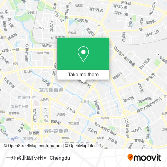 一环路北四段社区 map