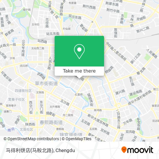 马得利饼店(马鞍北路) map