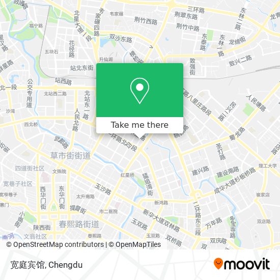 宽庭宾馆 map