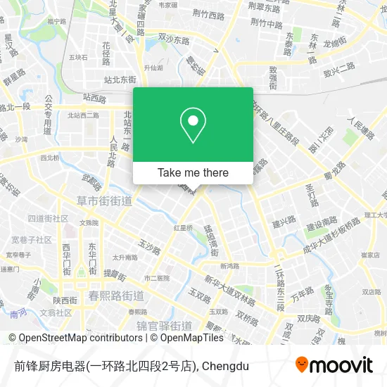 前锋厨房电器(一环路北四段2号店) map