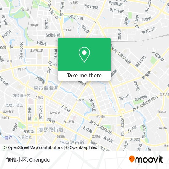 前锋小区 map