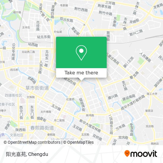 阳光嘉苑 map