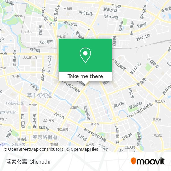 蓝泰公寓 map