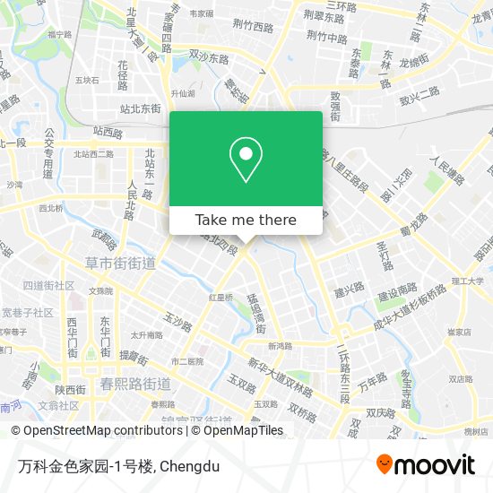 万科金色家园-1号楼 map