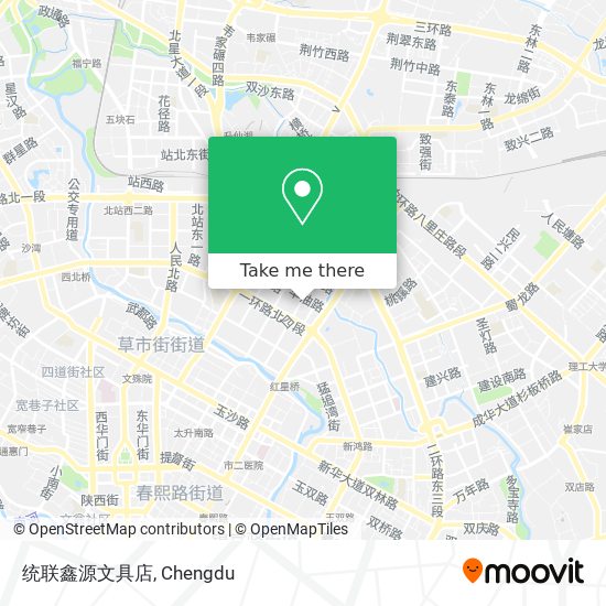 统联鑫源文具店 map