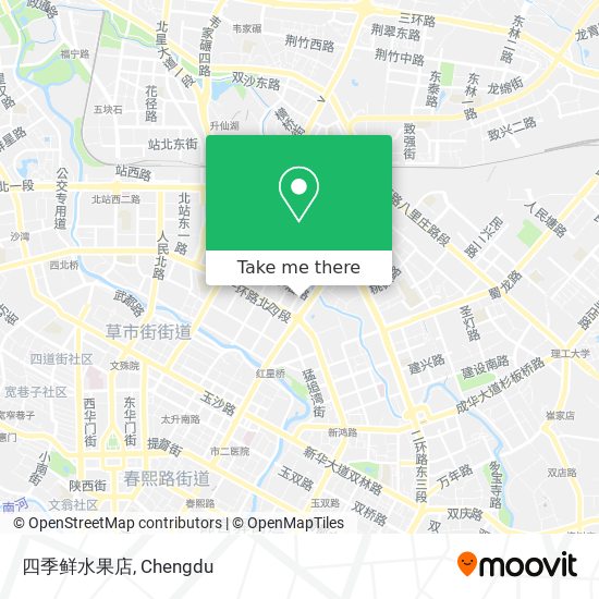 四季鲜水果店 map