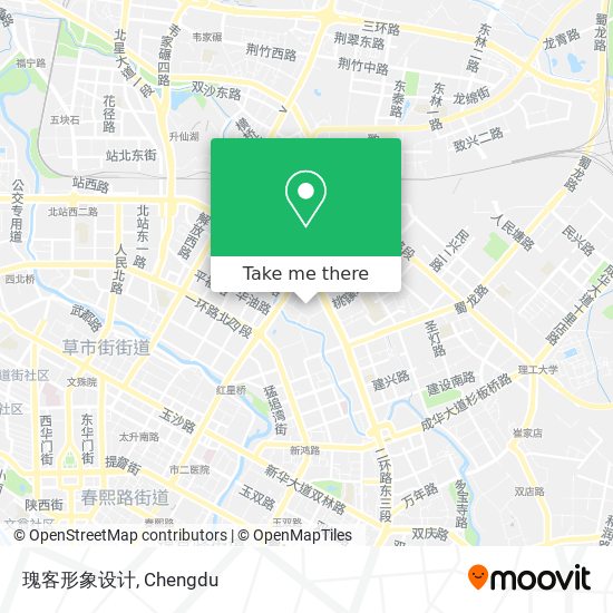 瑰客形象设计 map