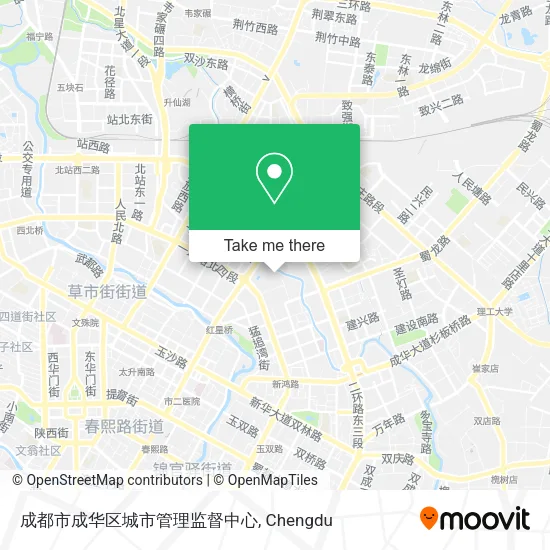 成都市成华区城市管理监督中心 map
