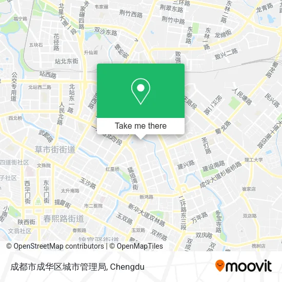 成都市成华区城市管理局 map